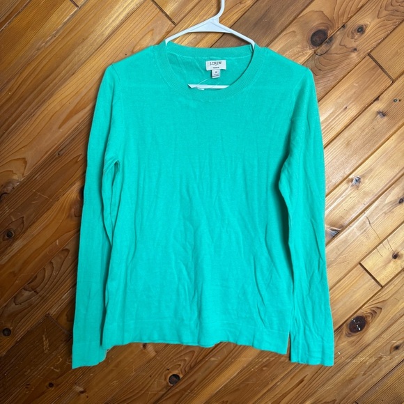 J. Crew Vibrant Teal Crewneck Sweater Size Small - Picture 1 of 4